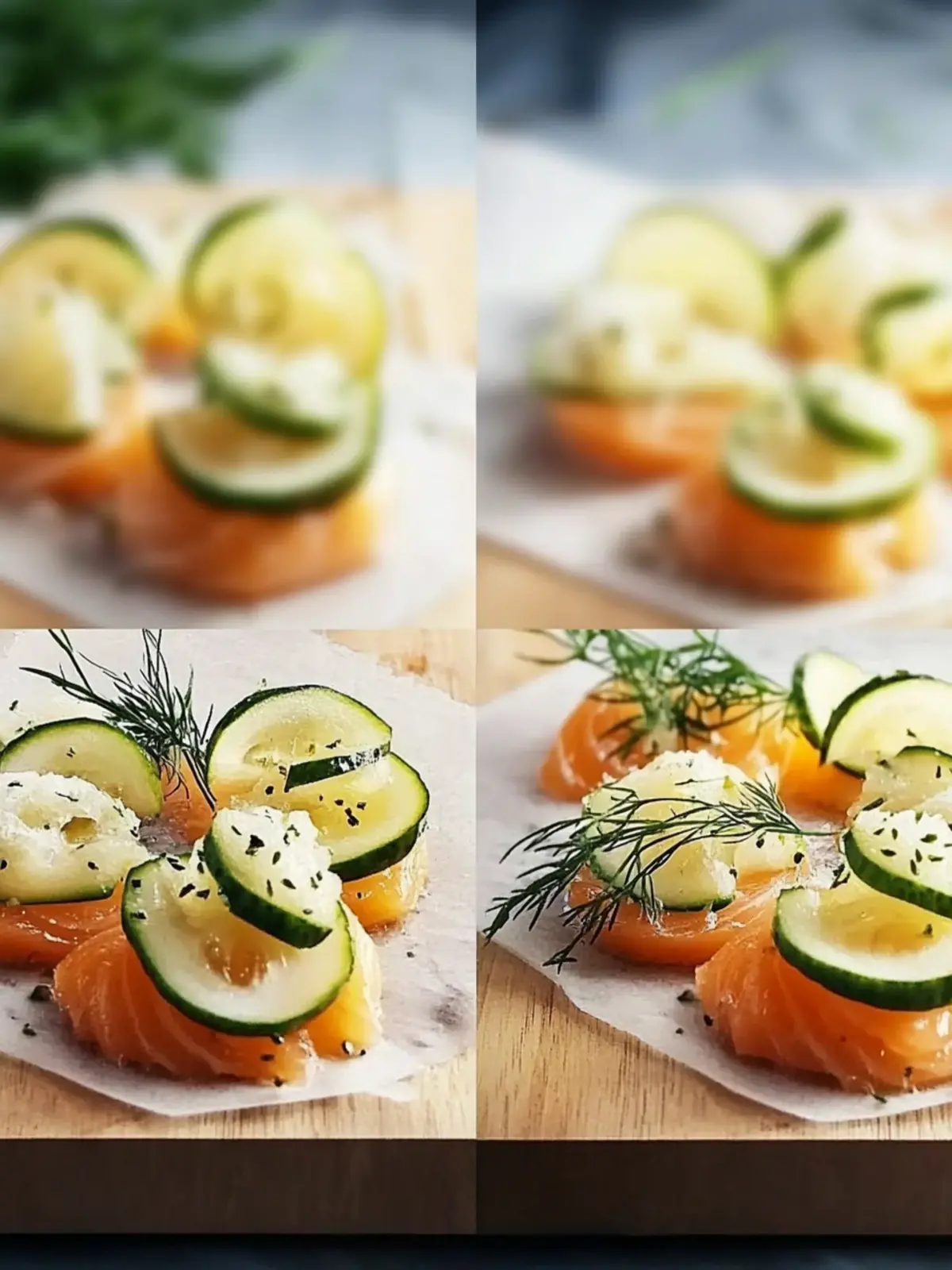 Geräucherte Lachs Canapés