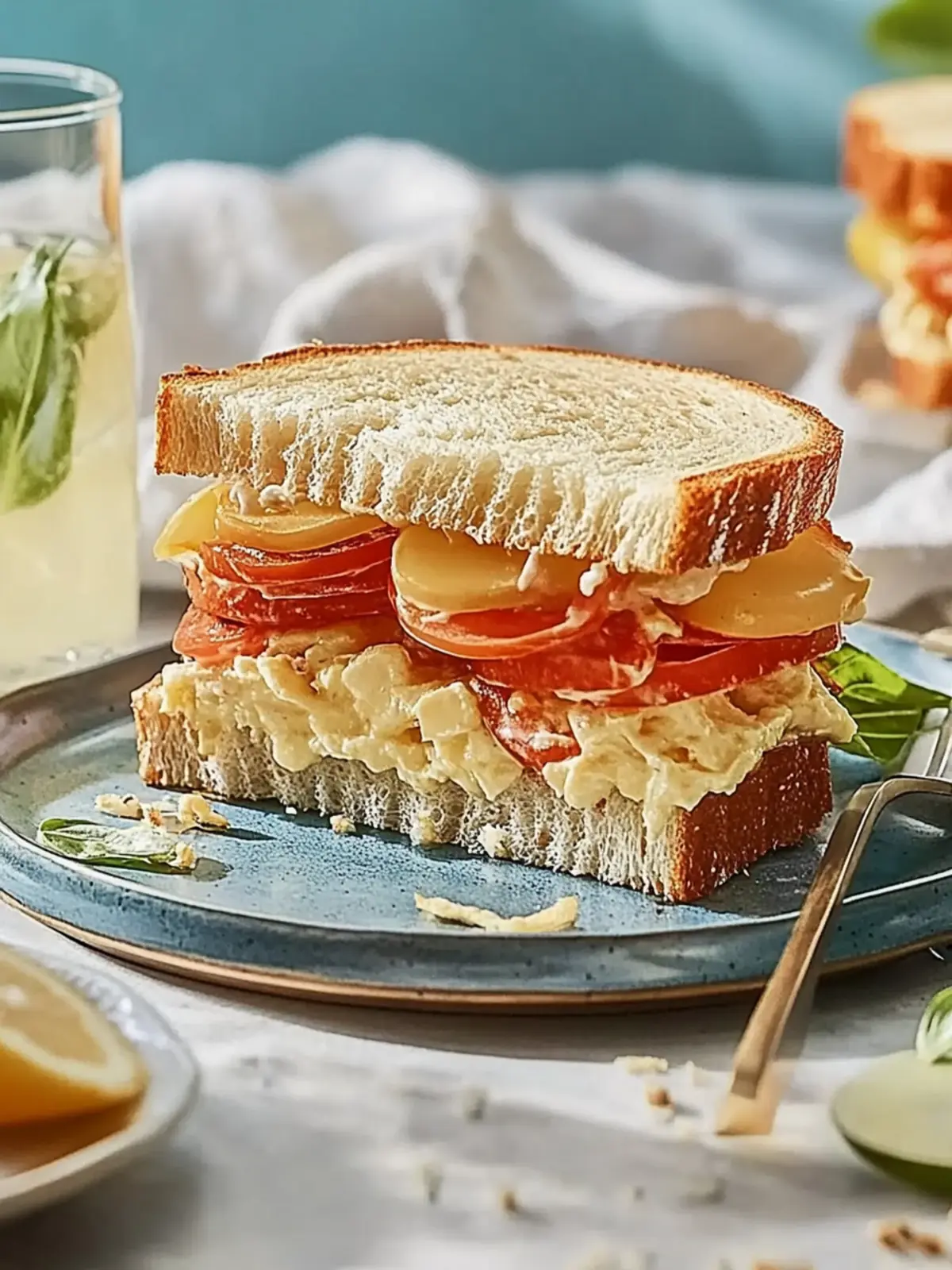 BLT-Sandwich für ein schnelles, schmackhaftes Mittagessen