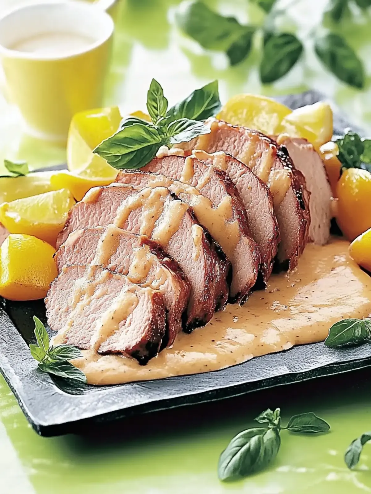 Sauerbraten mit Gemüse