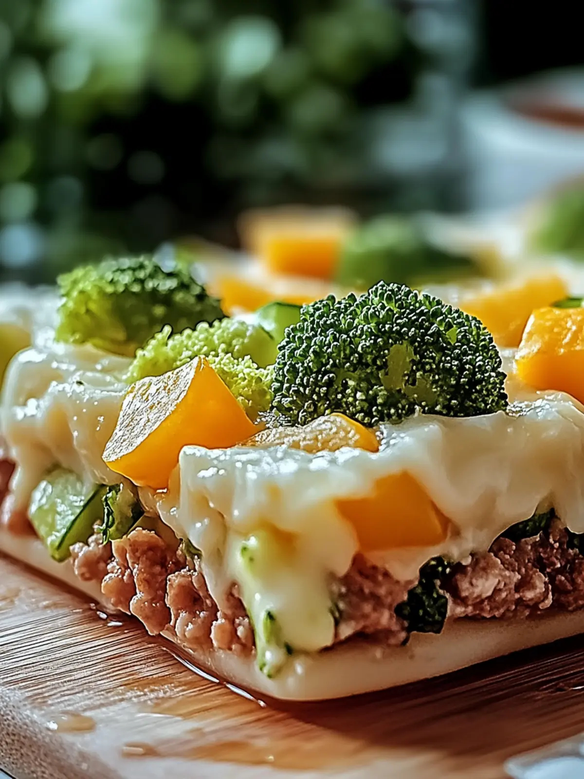 Fitness-Auflauf mit Brokkoli und Hackfleisch