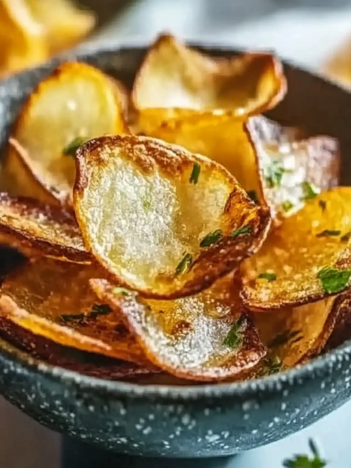 Luftfritteuse Kartoffelchips