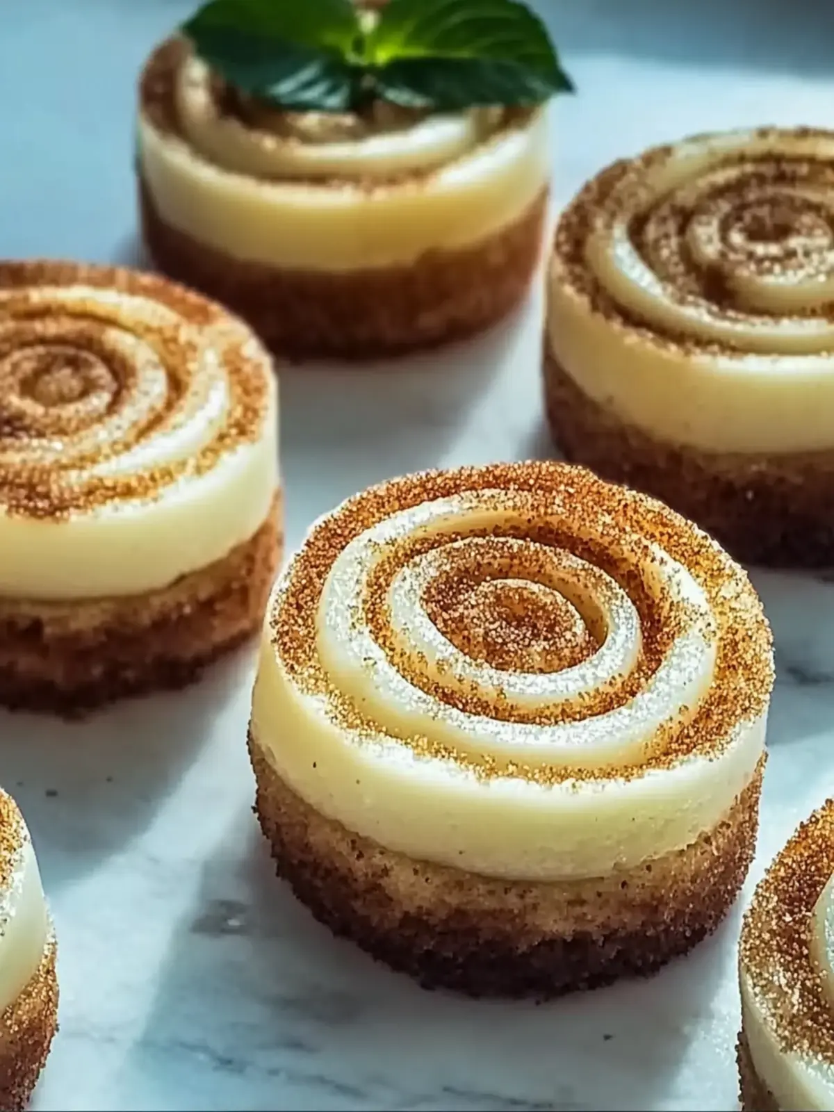 Mini Zimtkringel Käsekuchen