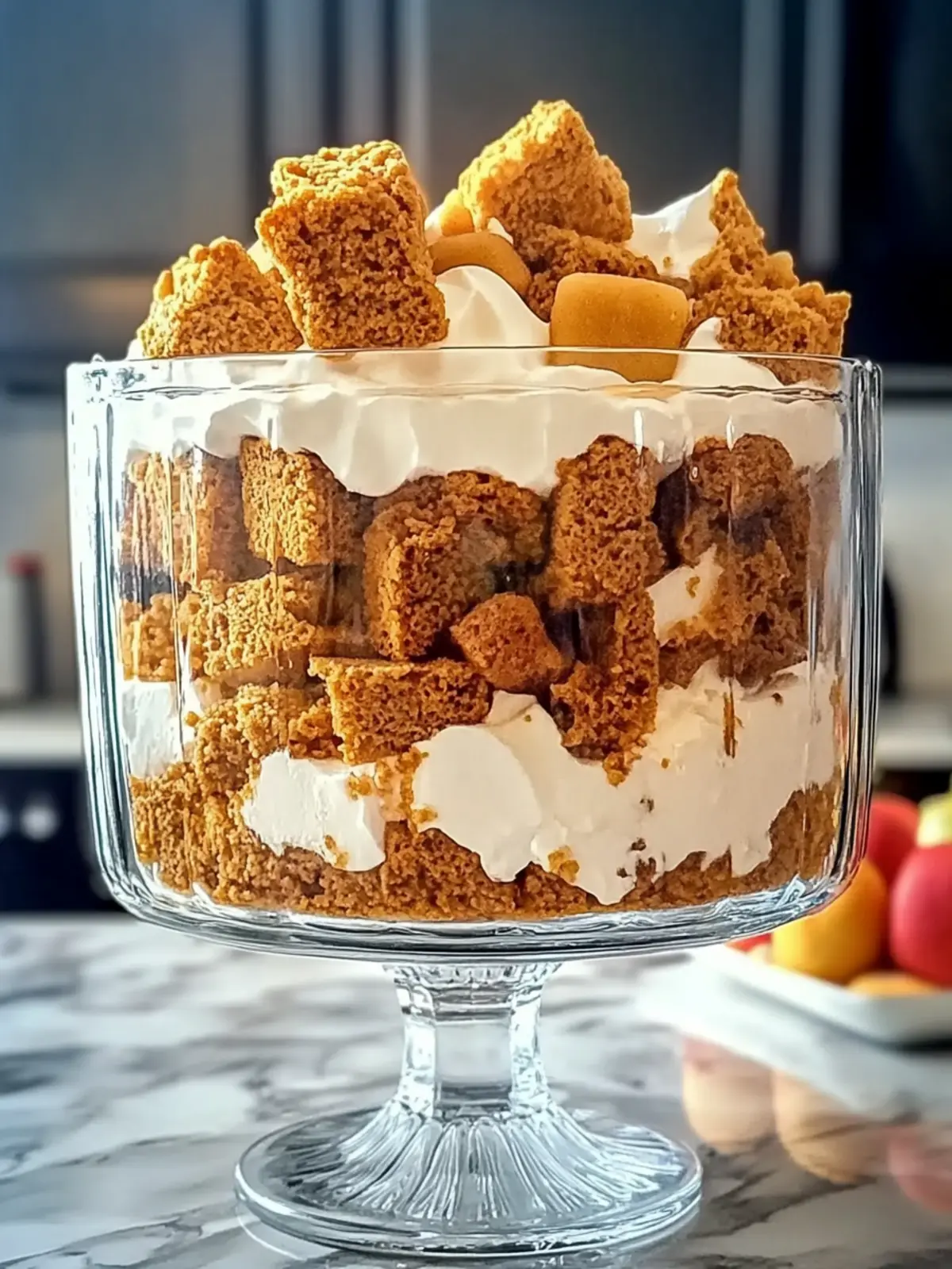 Kürbis Toffee Crunch Trifle
