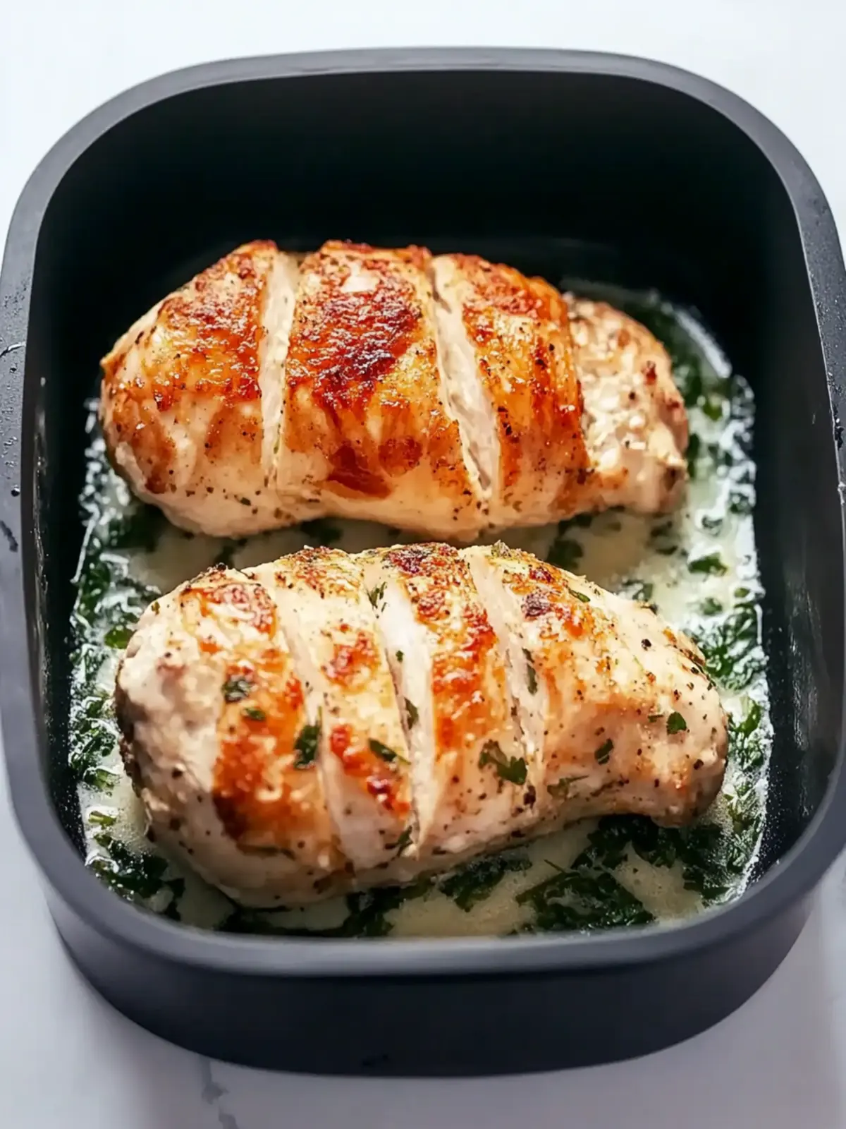 gefüllte Hähnchenbrust