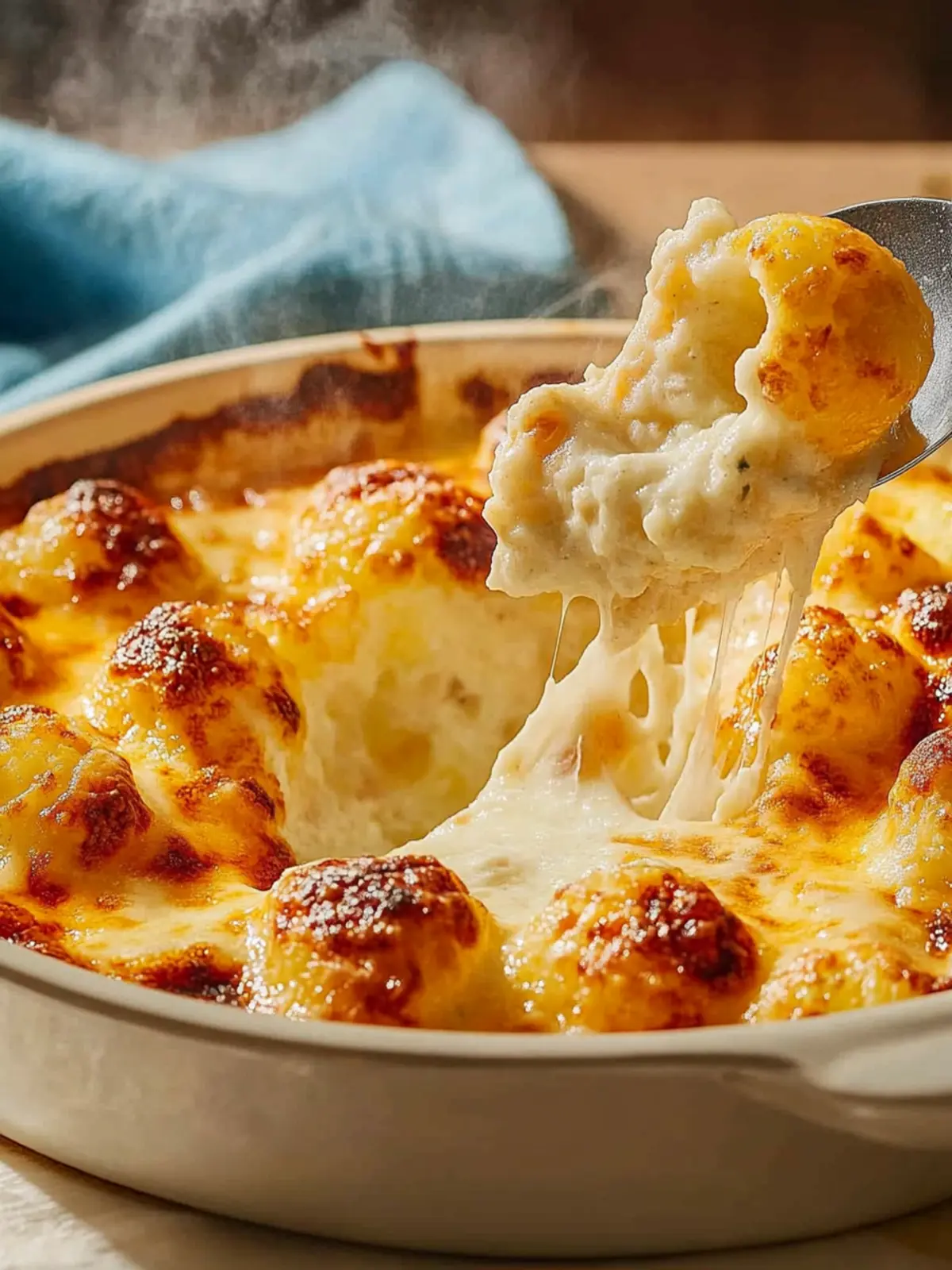 Cremige Gnocchi-Auflauf