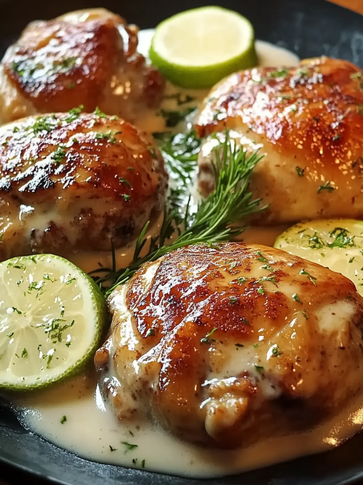 Saftiges Hähnchen in einer cremigen Zwiebelsauce