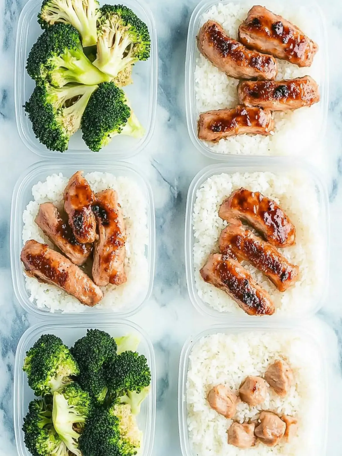 Teriyaki-Hühnchen-Lunchbox-Idee