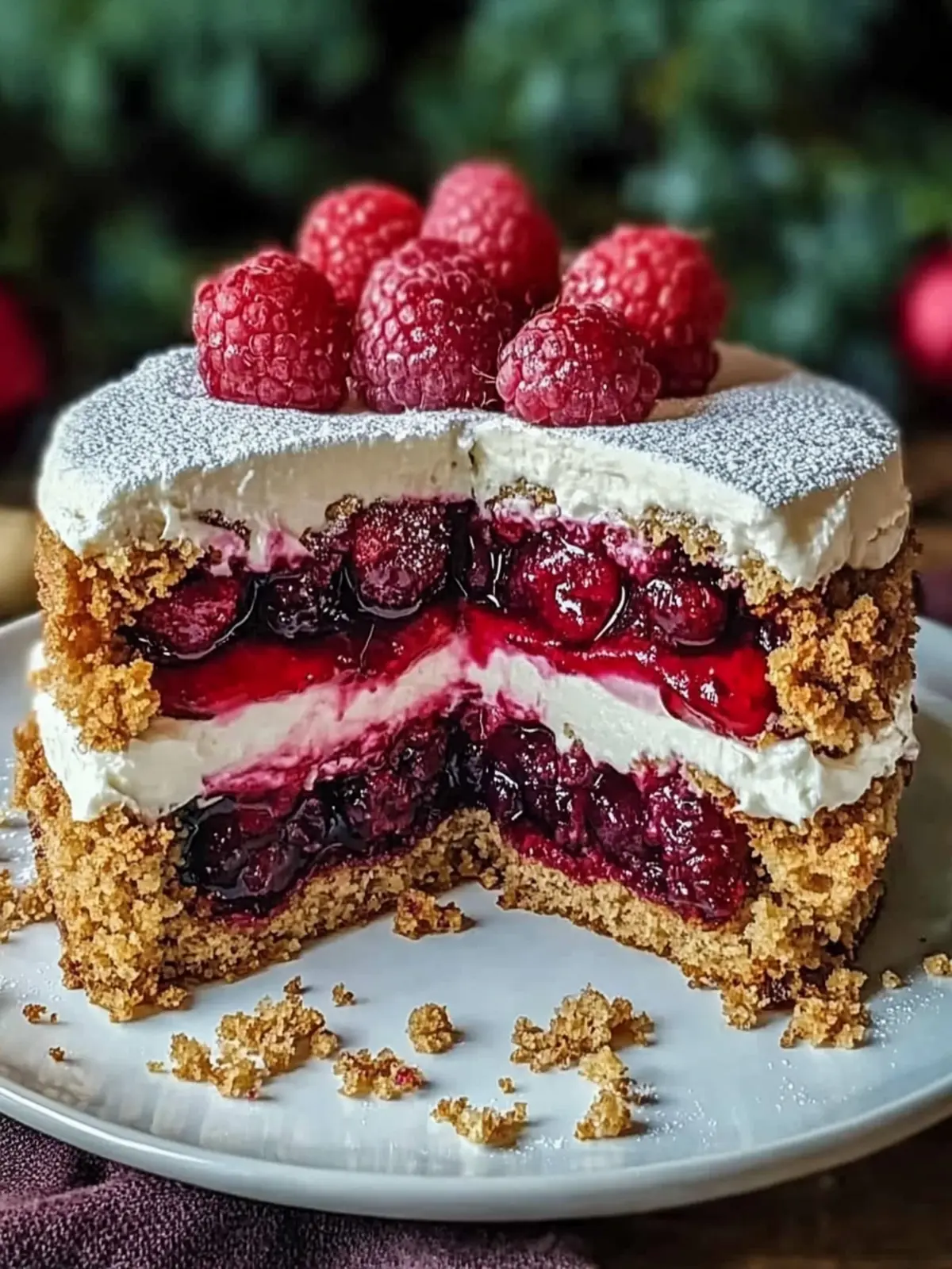 Weihnachtskirschenkuchen