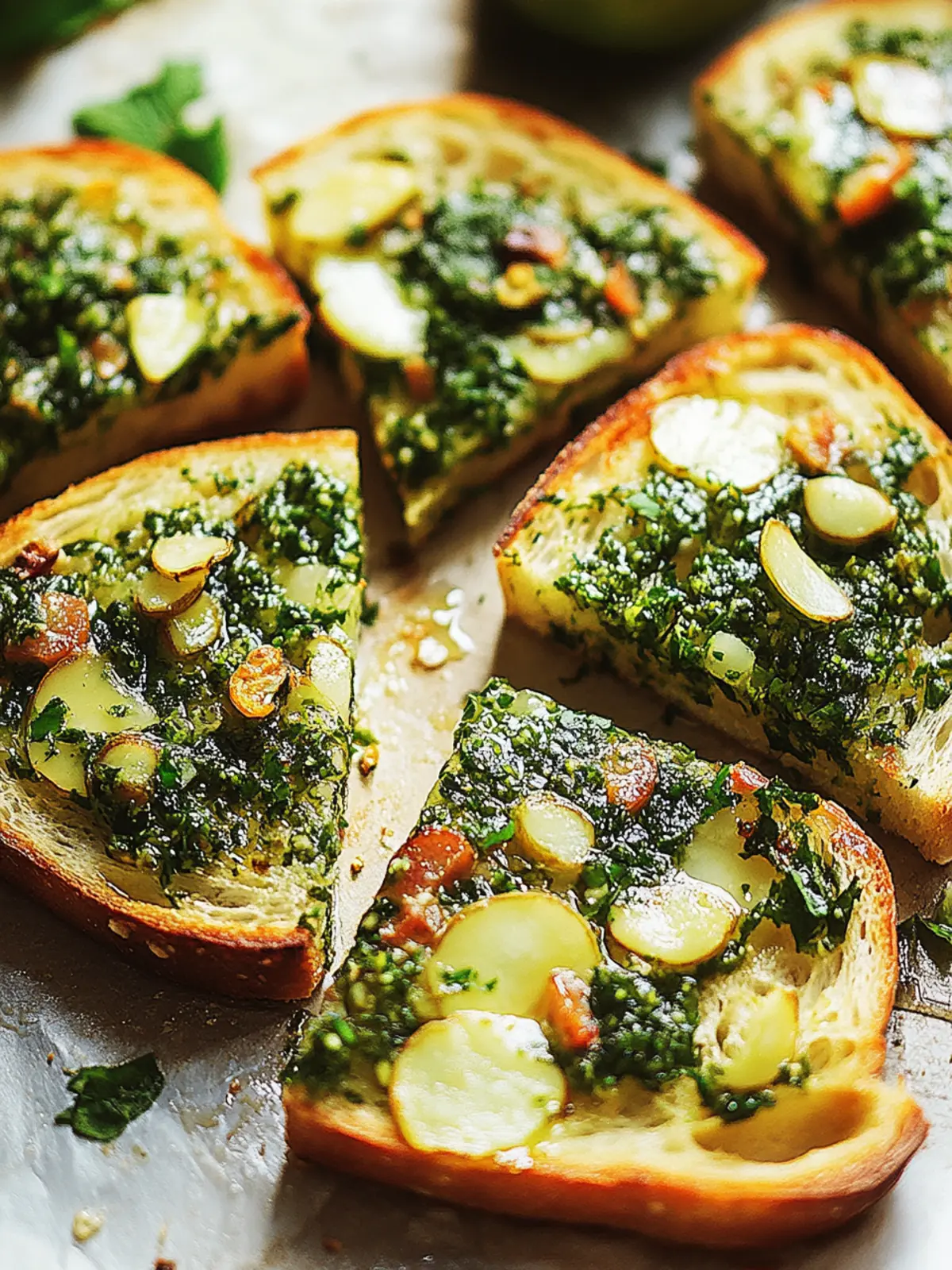 Chimichurri Knoblauchbrot