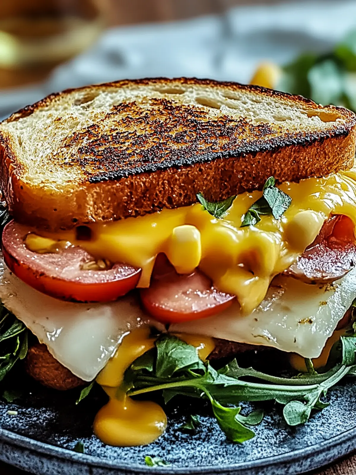 Bauernfrühstücks-Sandwich