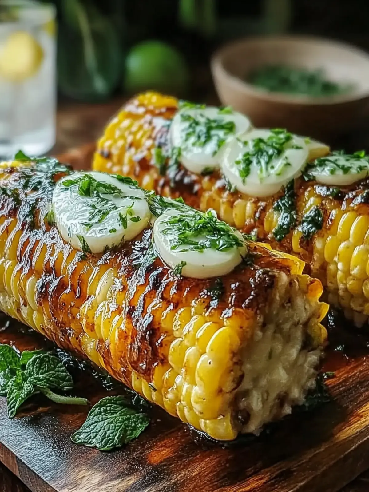 Honig-Butter-gebackene Maisrippen