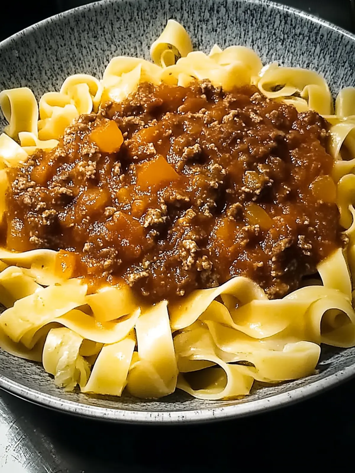 Bolognese Ragu mit Tagliatelle