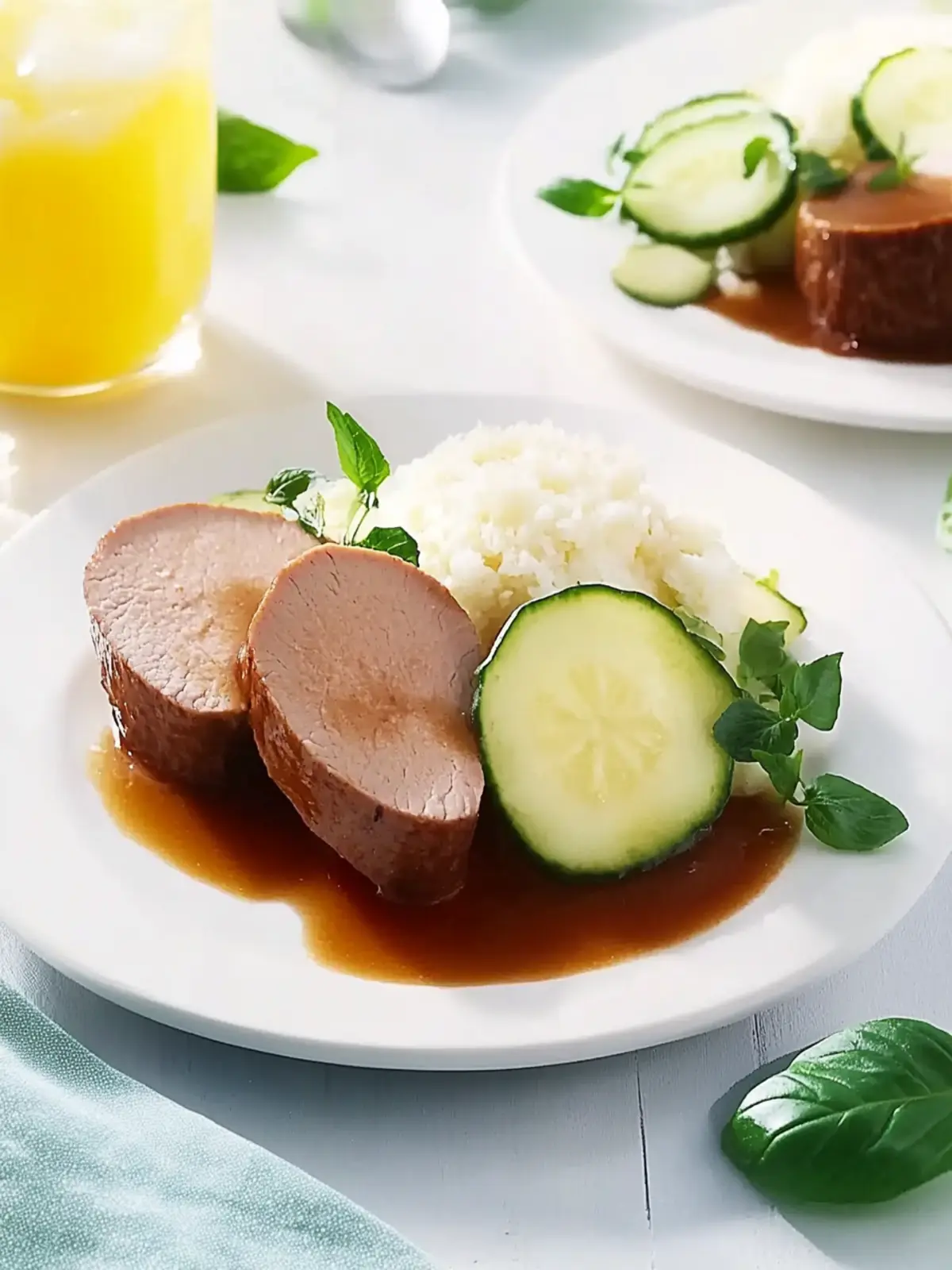 Genieße einen sonnigen Schmortopf mit viel Sauce.