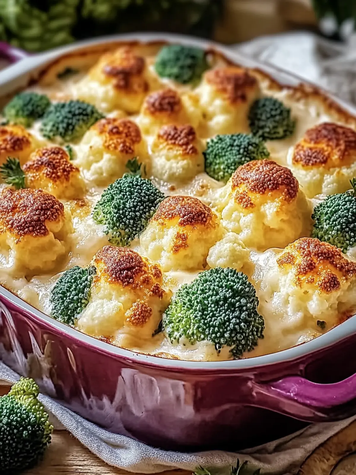 Brokkoli Blumenkohl Auflauf