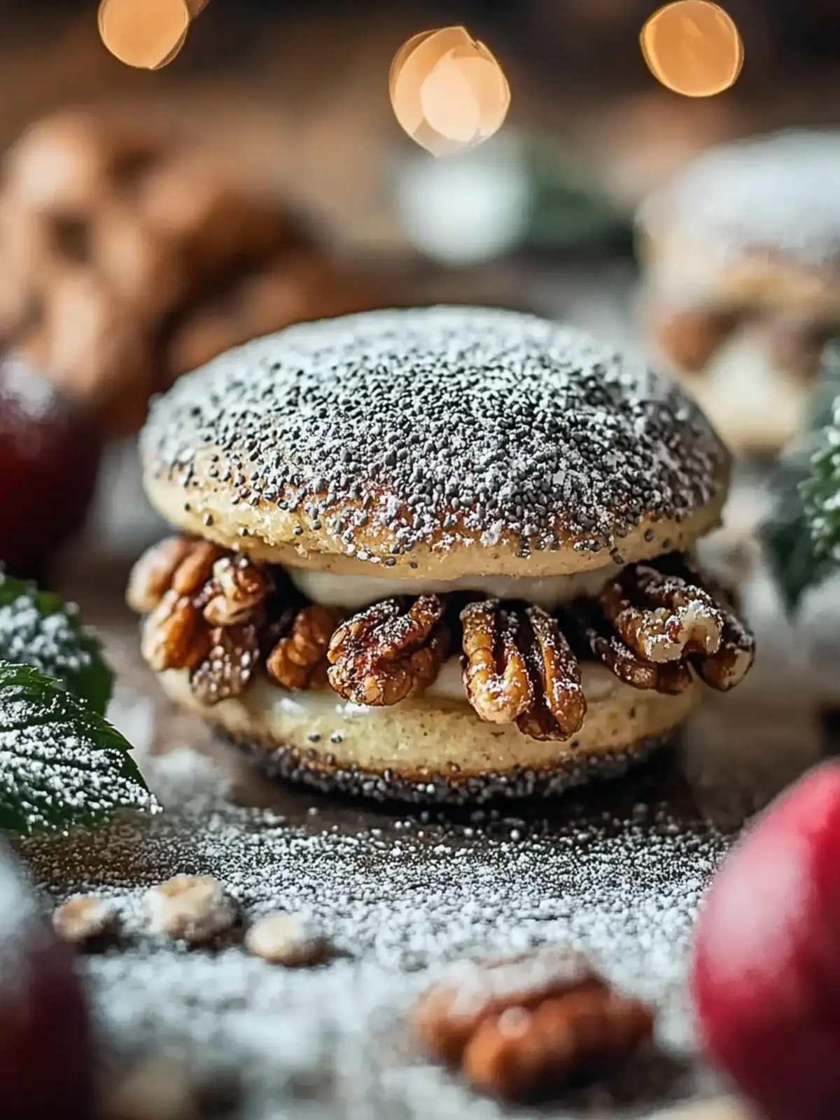 Mohnkekse und Amaretto-Kekse