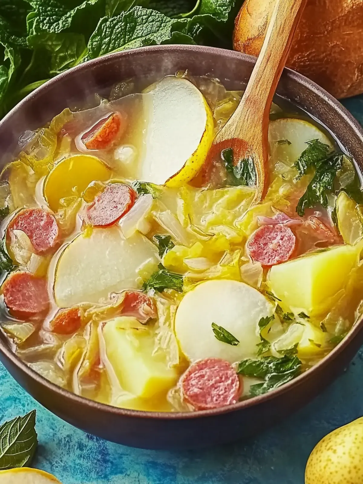 Herzhaftes Sauerkraut- und Kartoffelgericht für die Hausmannskost