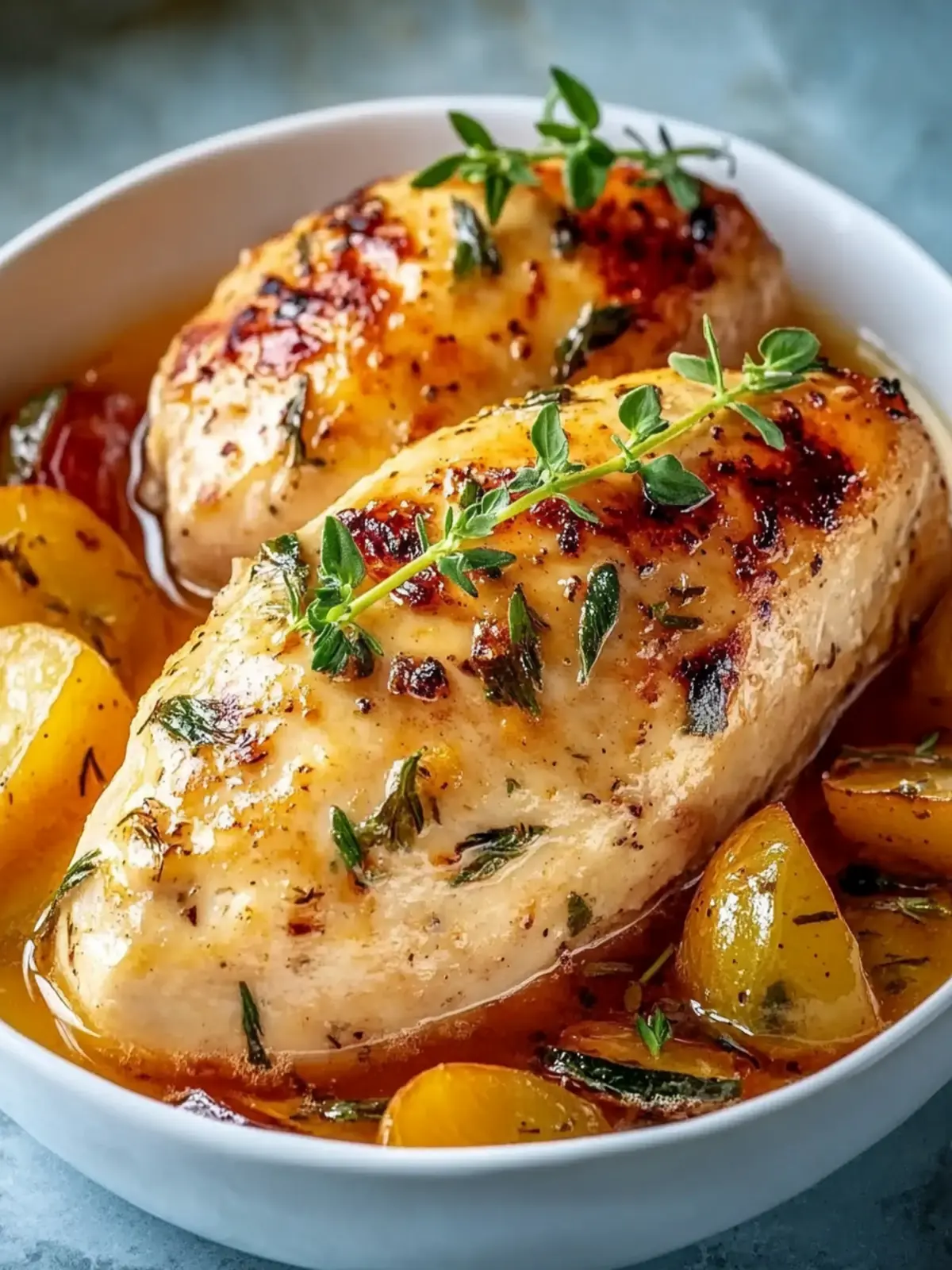 Hähnchenbrust mit Gemüse