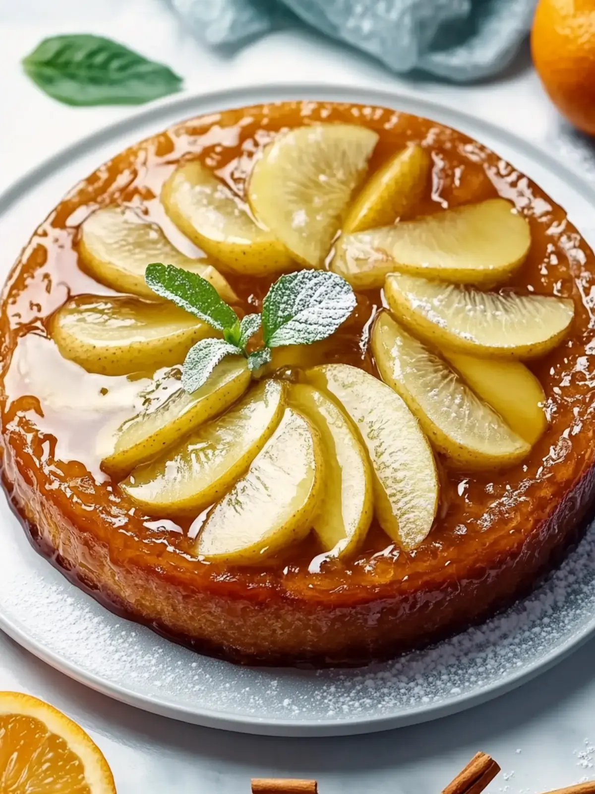 Leckerer Apfel-Untendrehen-Kuchen Rezept für Dessertliebhaber