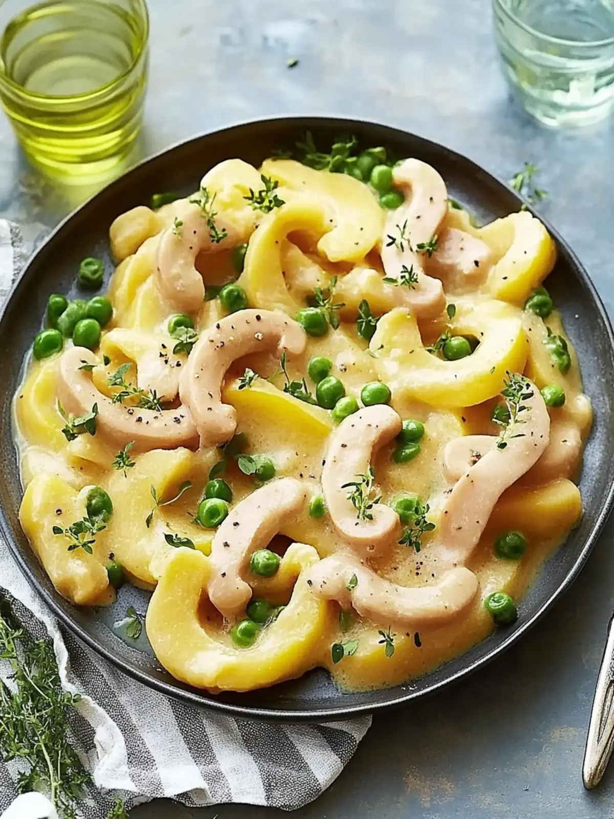 Ein-Topf Spätzle mit Huhn