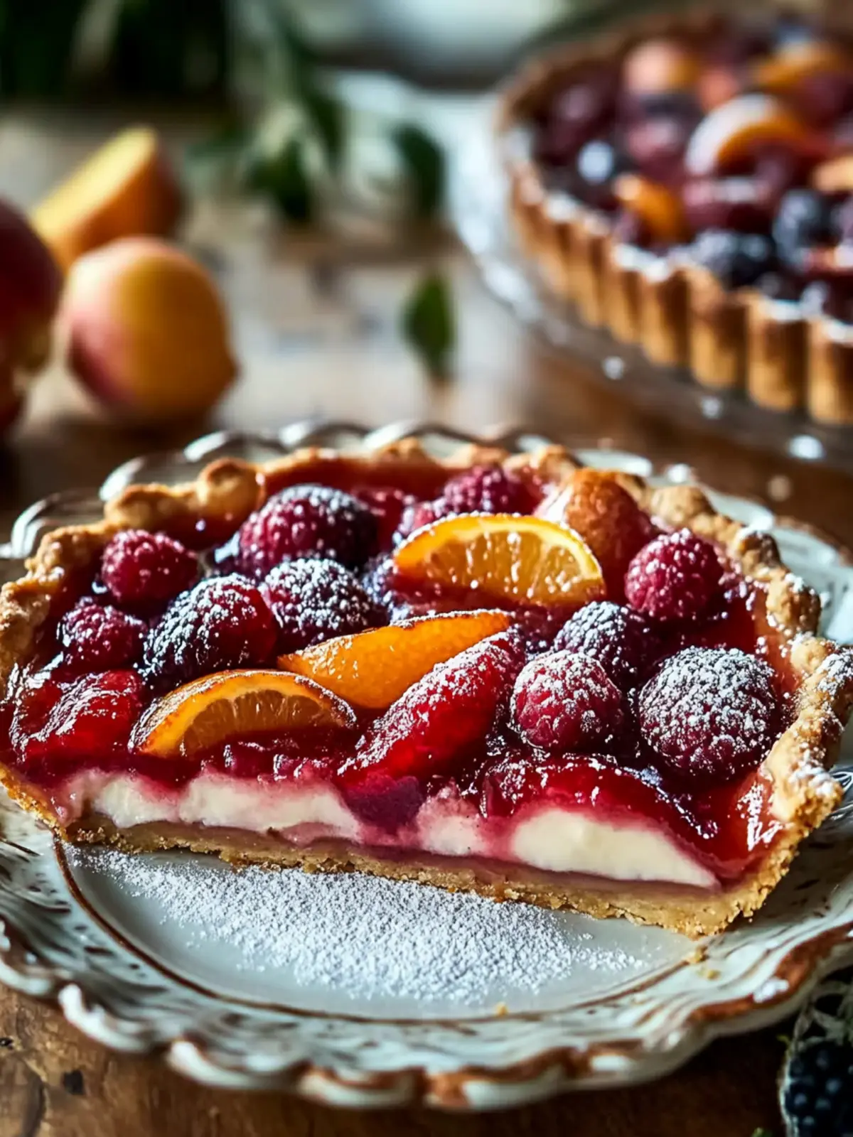 Klassischer deutscher Pflaumenkuchen