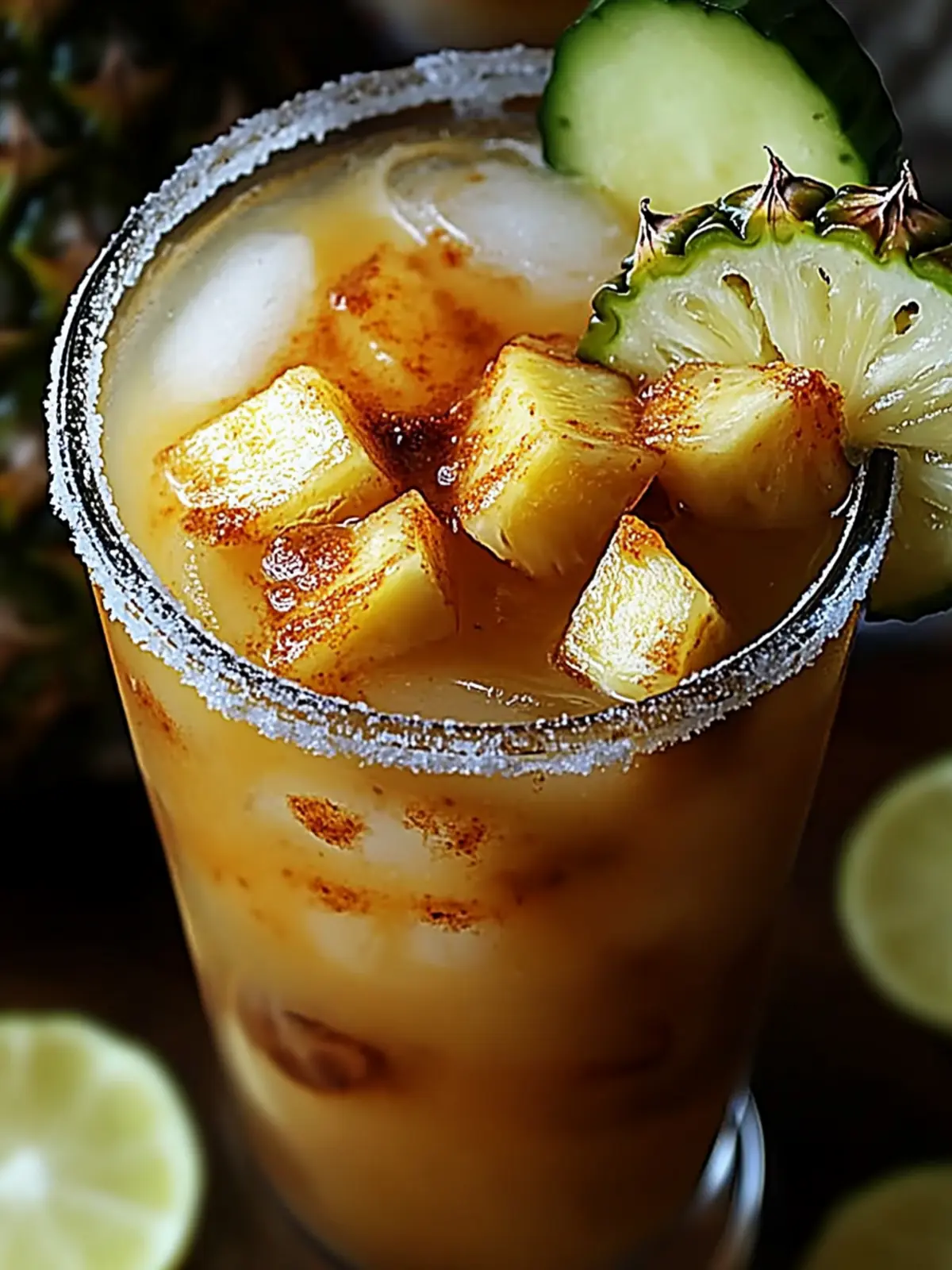 Scharfer Serrano Ananas Margarita