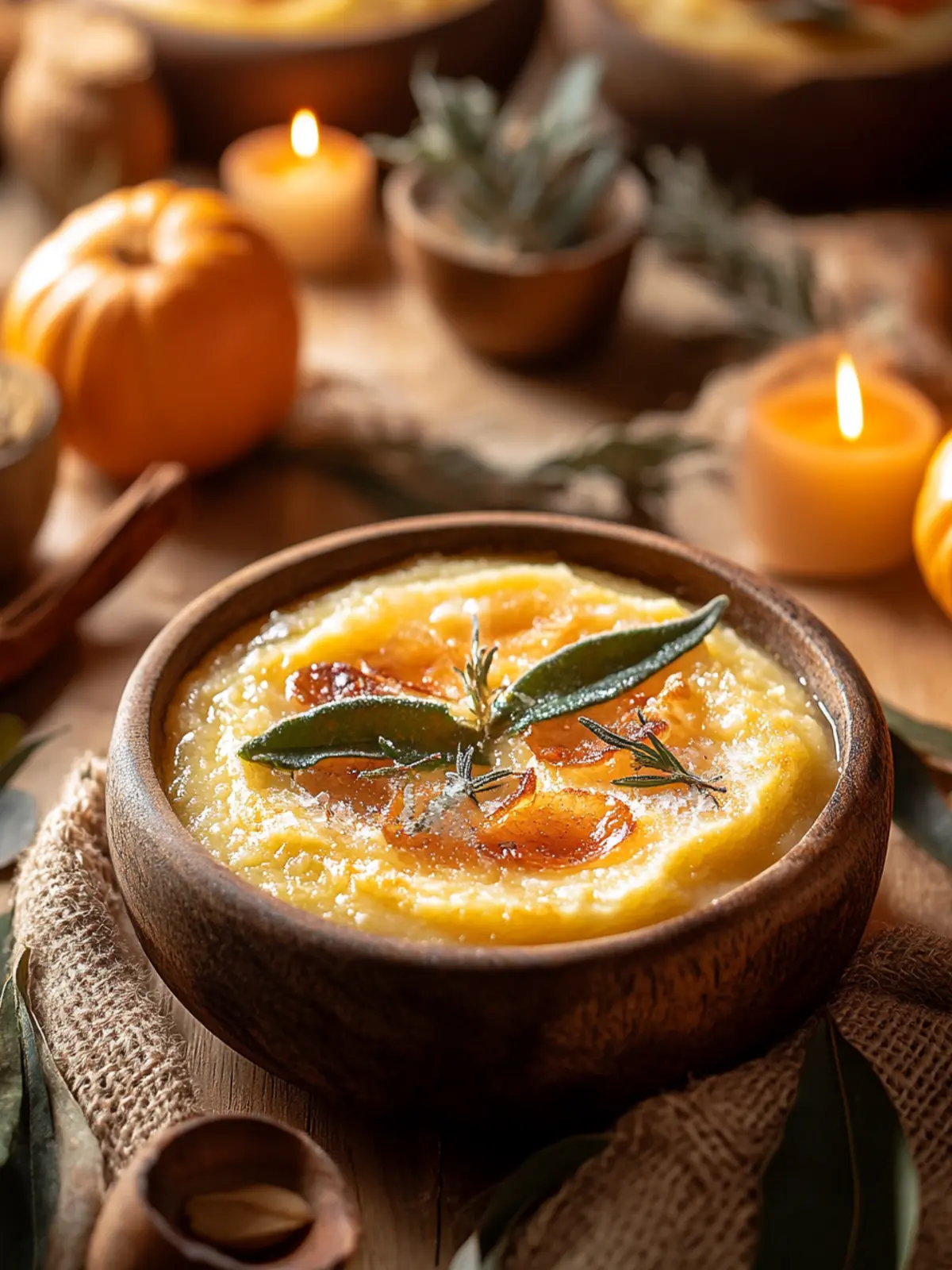 Perfekte Kürbis-Polenta