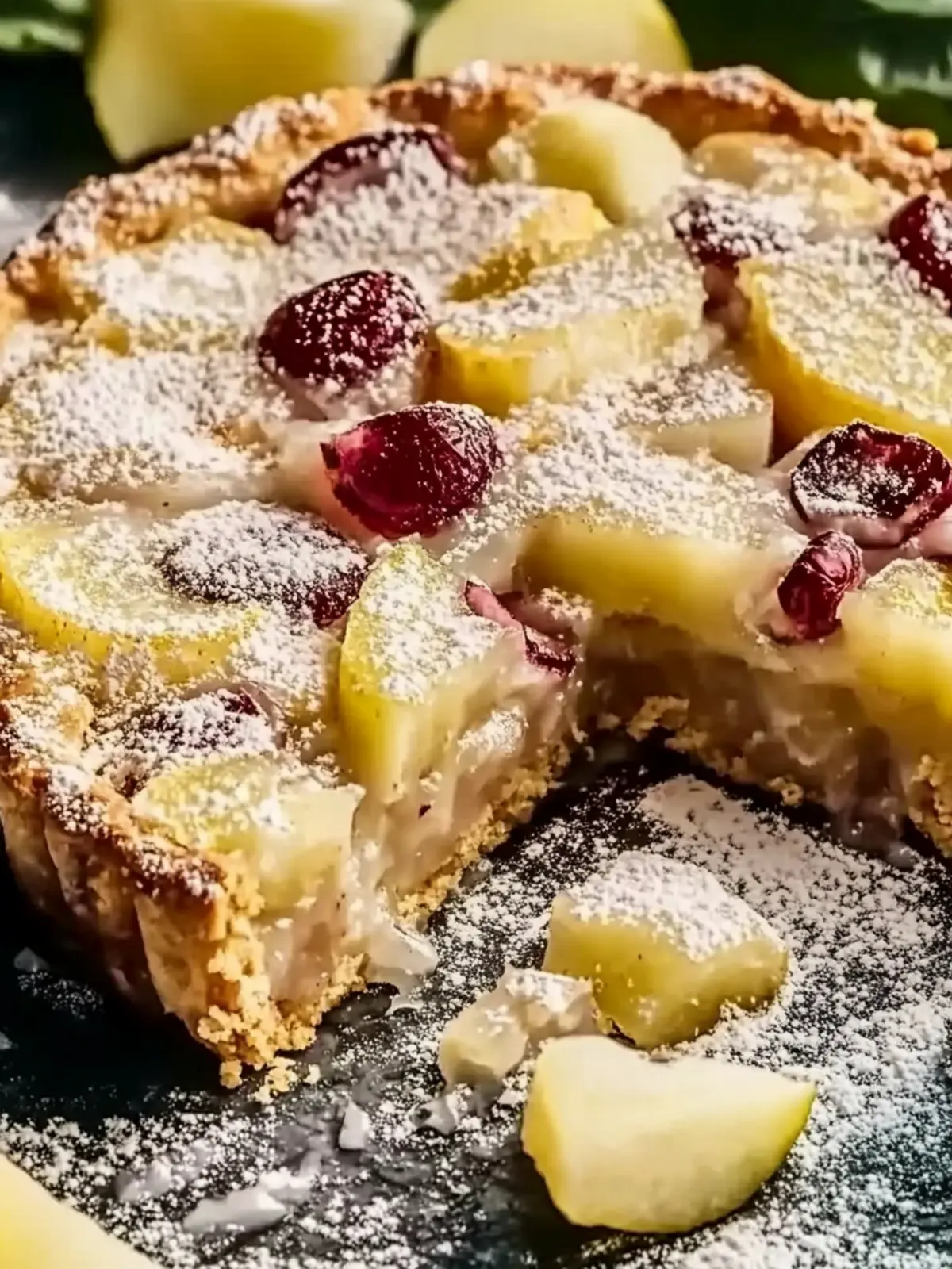 Pflaumenkuchen mit Biskuitteig und Streuseln