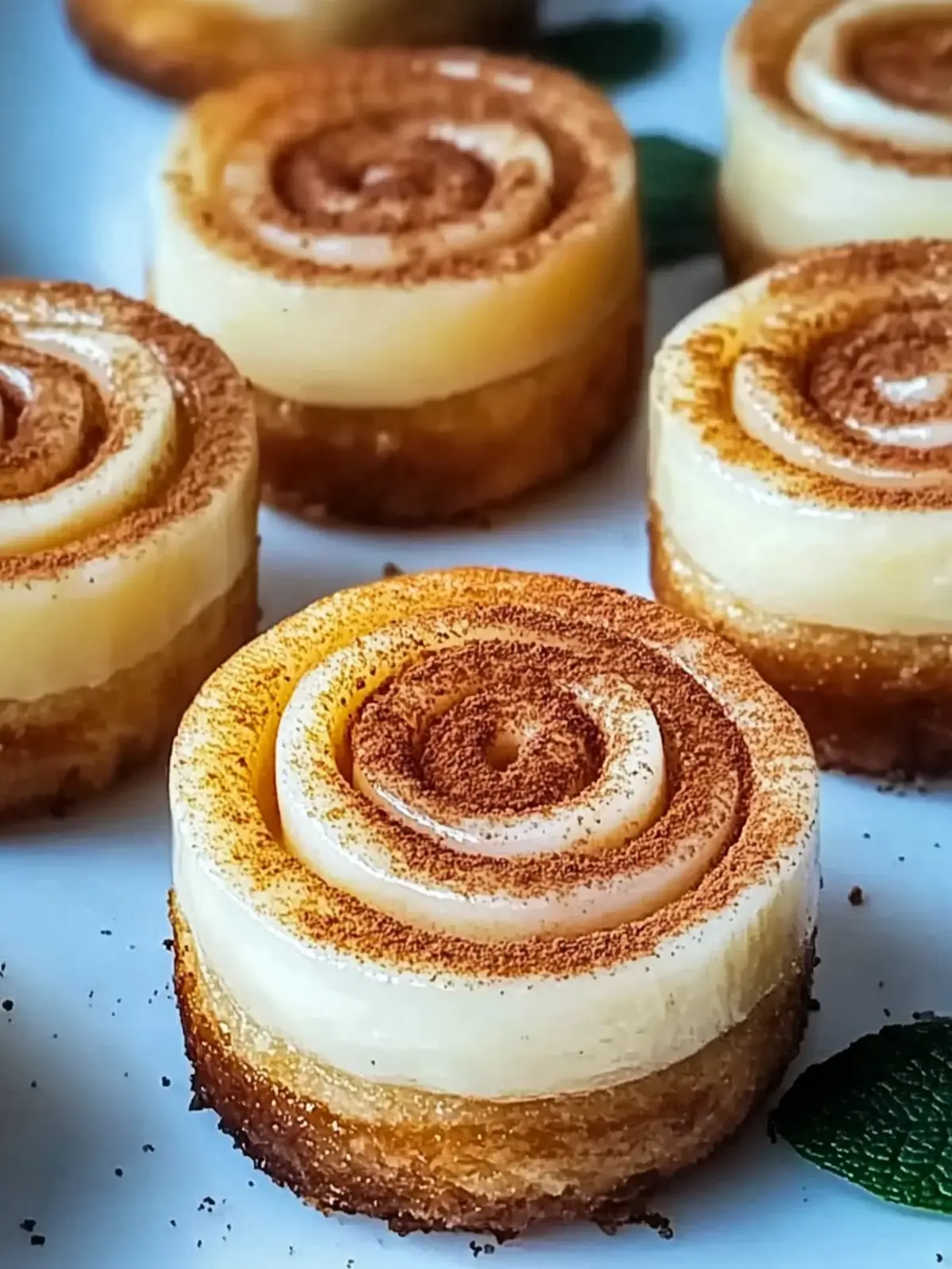 Mini Zimtkringel Käsekuchen