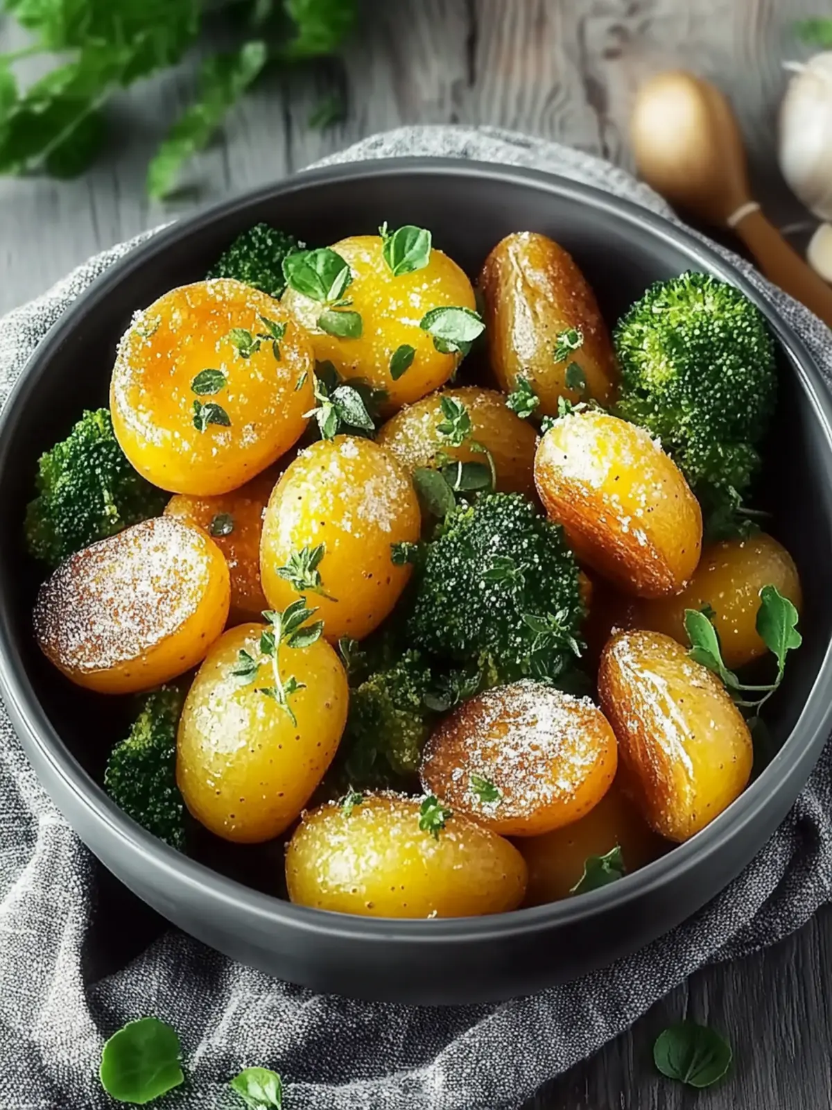 Rosenkohl und Kartoffelpfanne für warme Abende