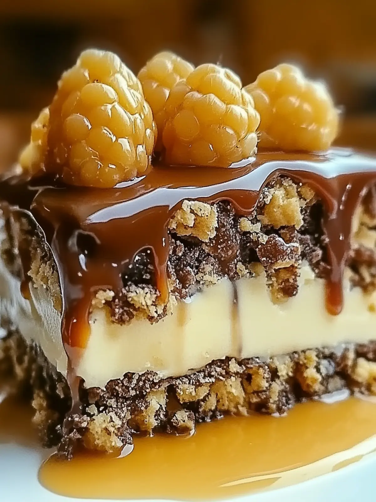 Karamell Toffee Crunch Kuchen