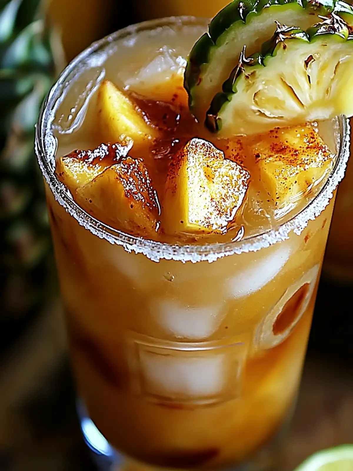 Scharfer Serrano Ananas Margarita