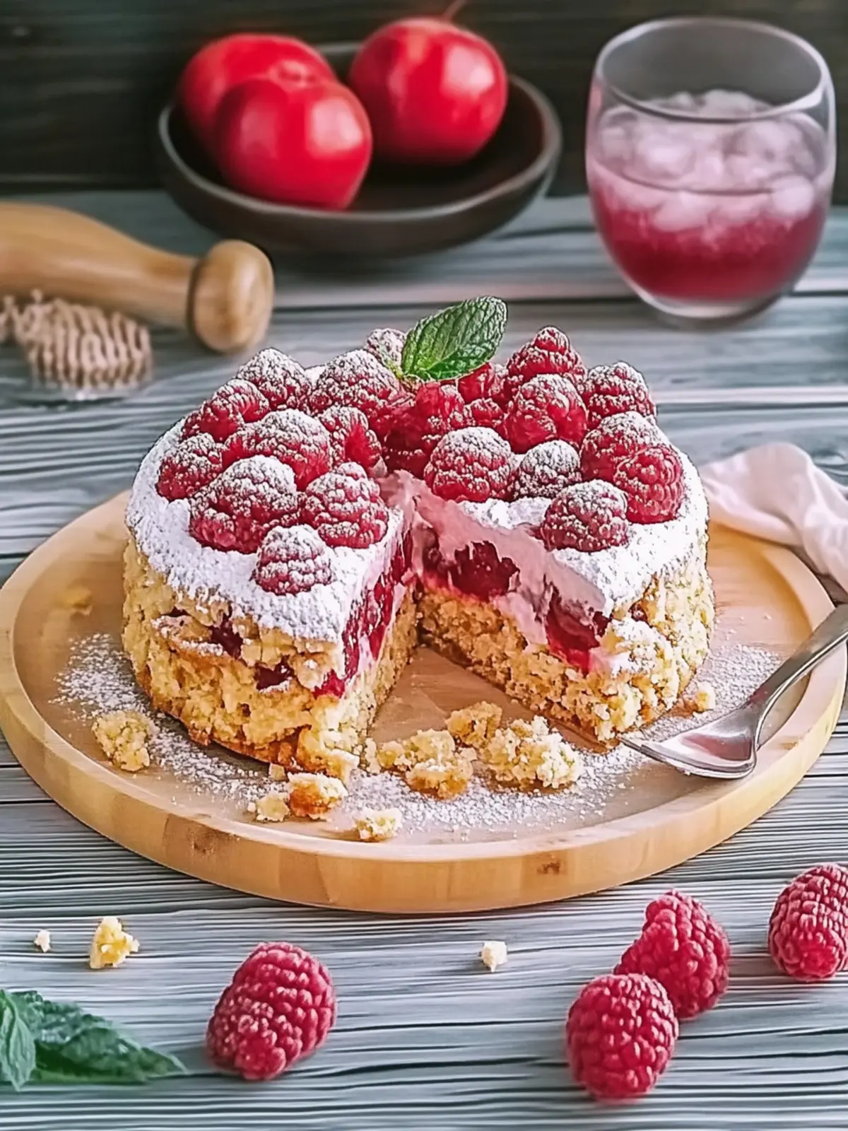 Streusel-Pflaumenkuchen mit VERPOORTEN Amaretto-Aprikose