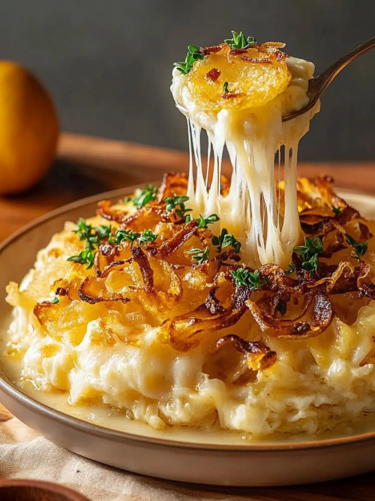 Die perfekten Käsespätzle mit knusprig gerösteten Zwiebeln