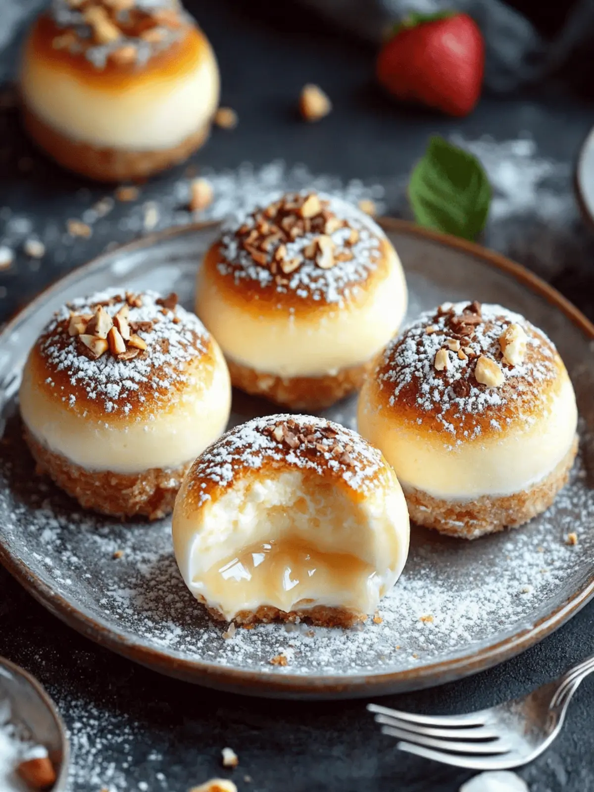 Cremige Käsekuchen-Kugeln