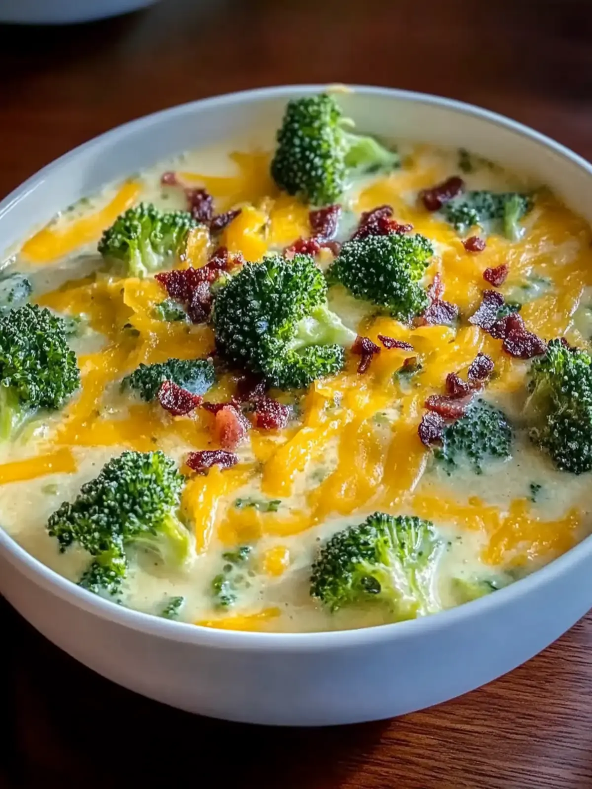 Cremige Brokkoli-Cheddar-Suppe Rezept