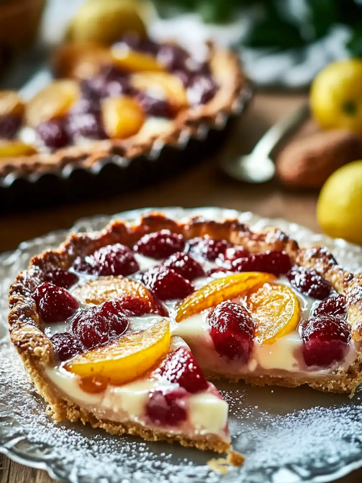 Klassischer deutscher Pflaumenkuchen