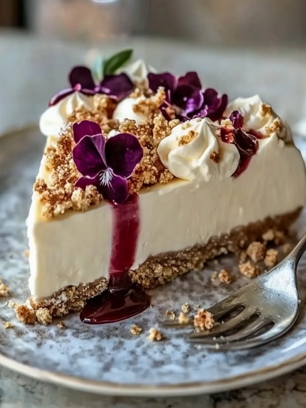 Nussiger Käsekuchen ohne Backen