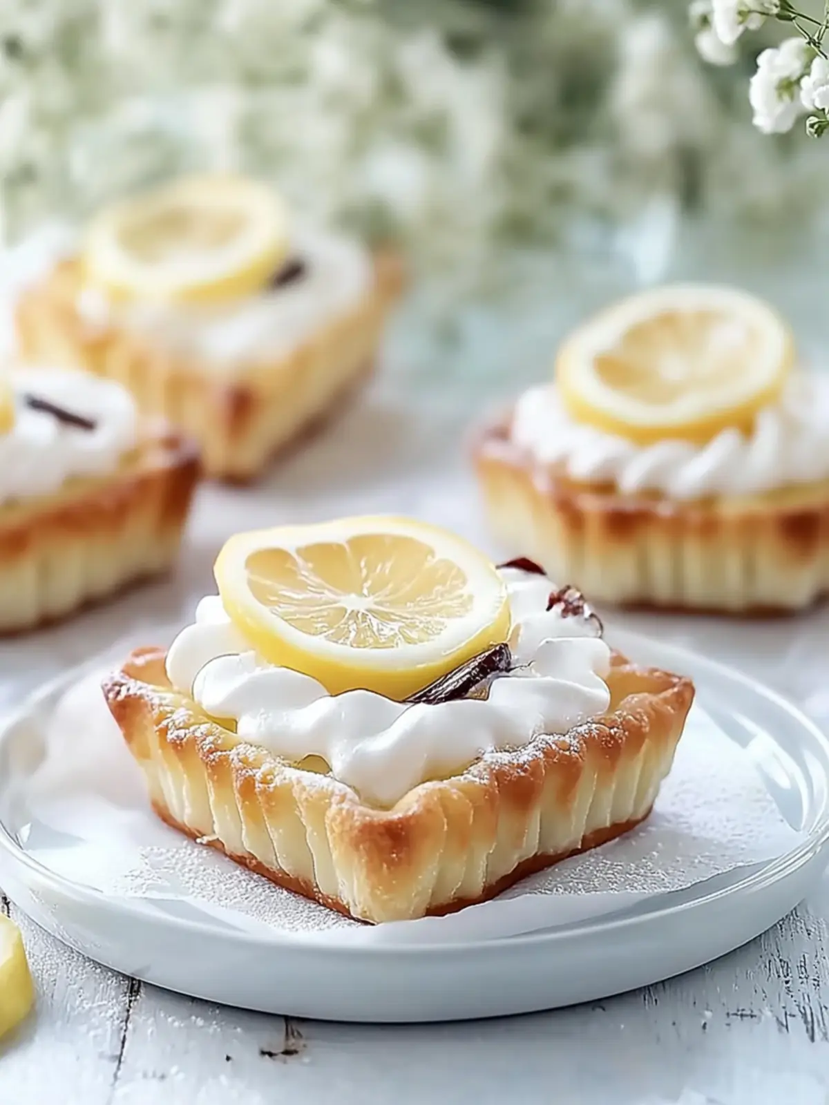 Schnelle Vanille Feigen Blätterteig Törtchen