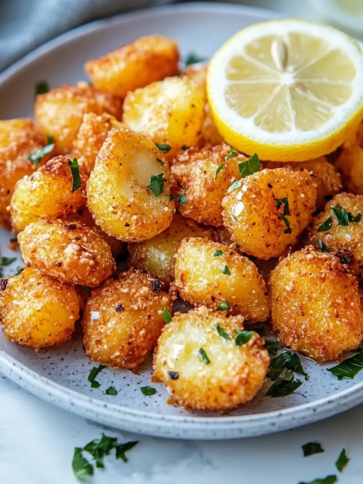 Zitronenkräuter geröstete Kartoffelnuggets
