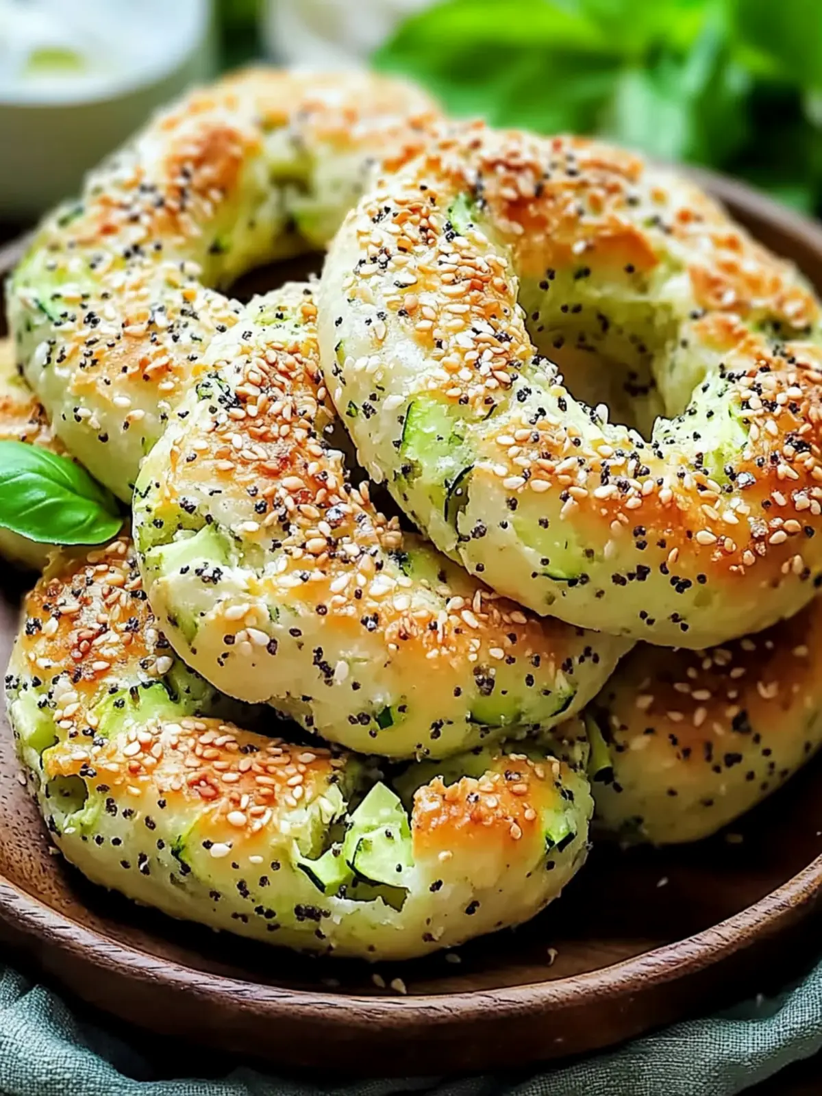 Zucchini Bagels