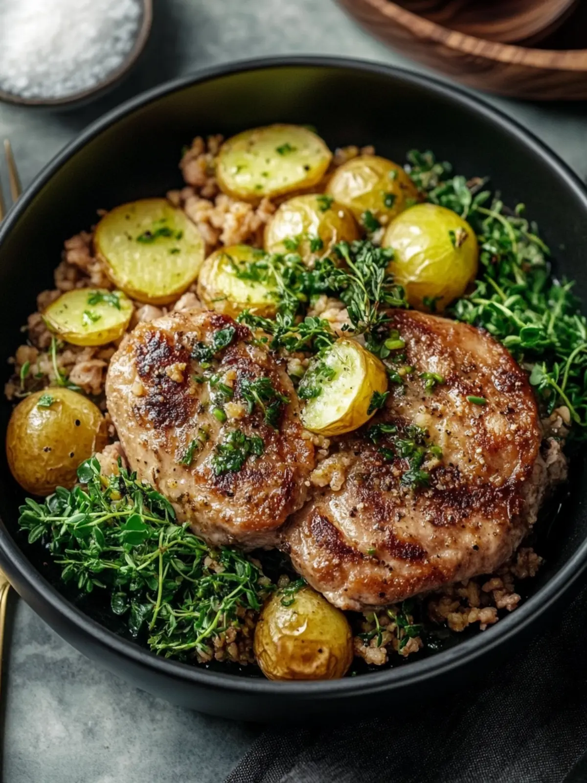 Rosenkohl Hackfleisch Pfanne