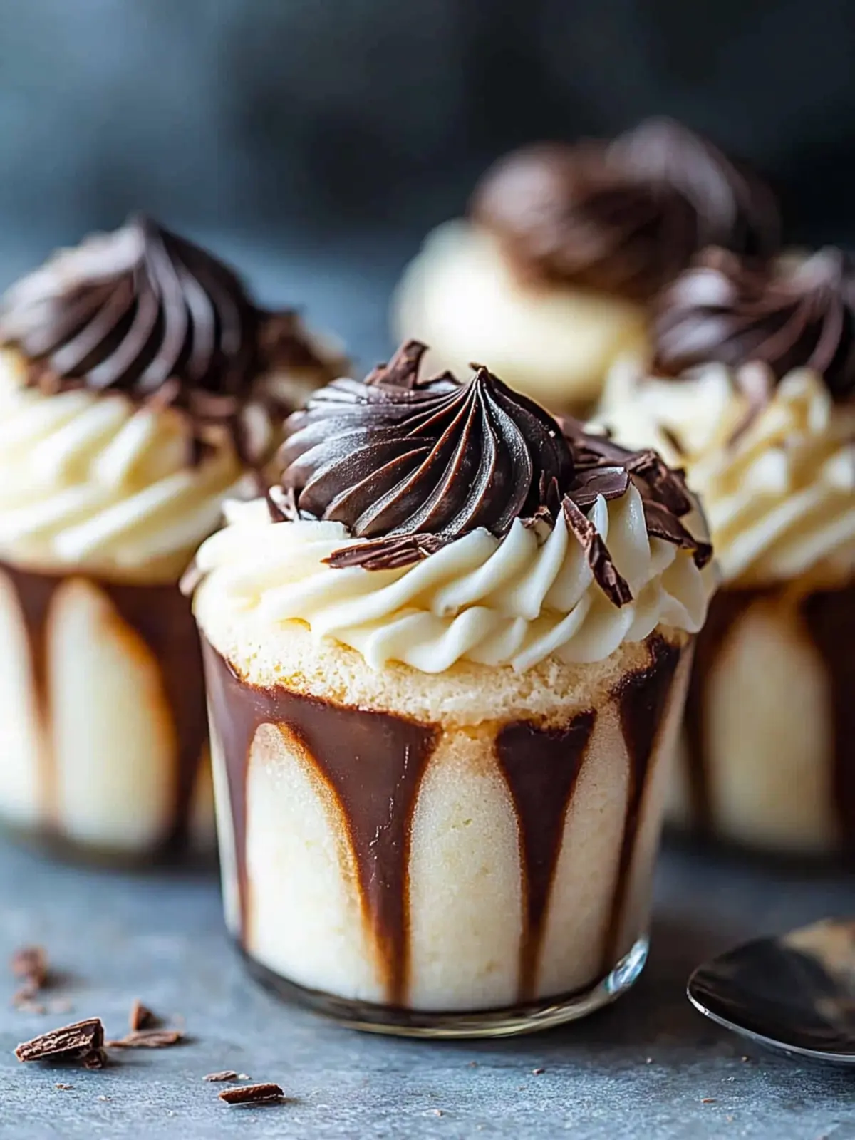 Tender marbled spritz cookies with vanilla and chocolate enjoy