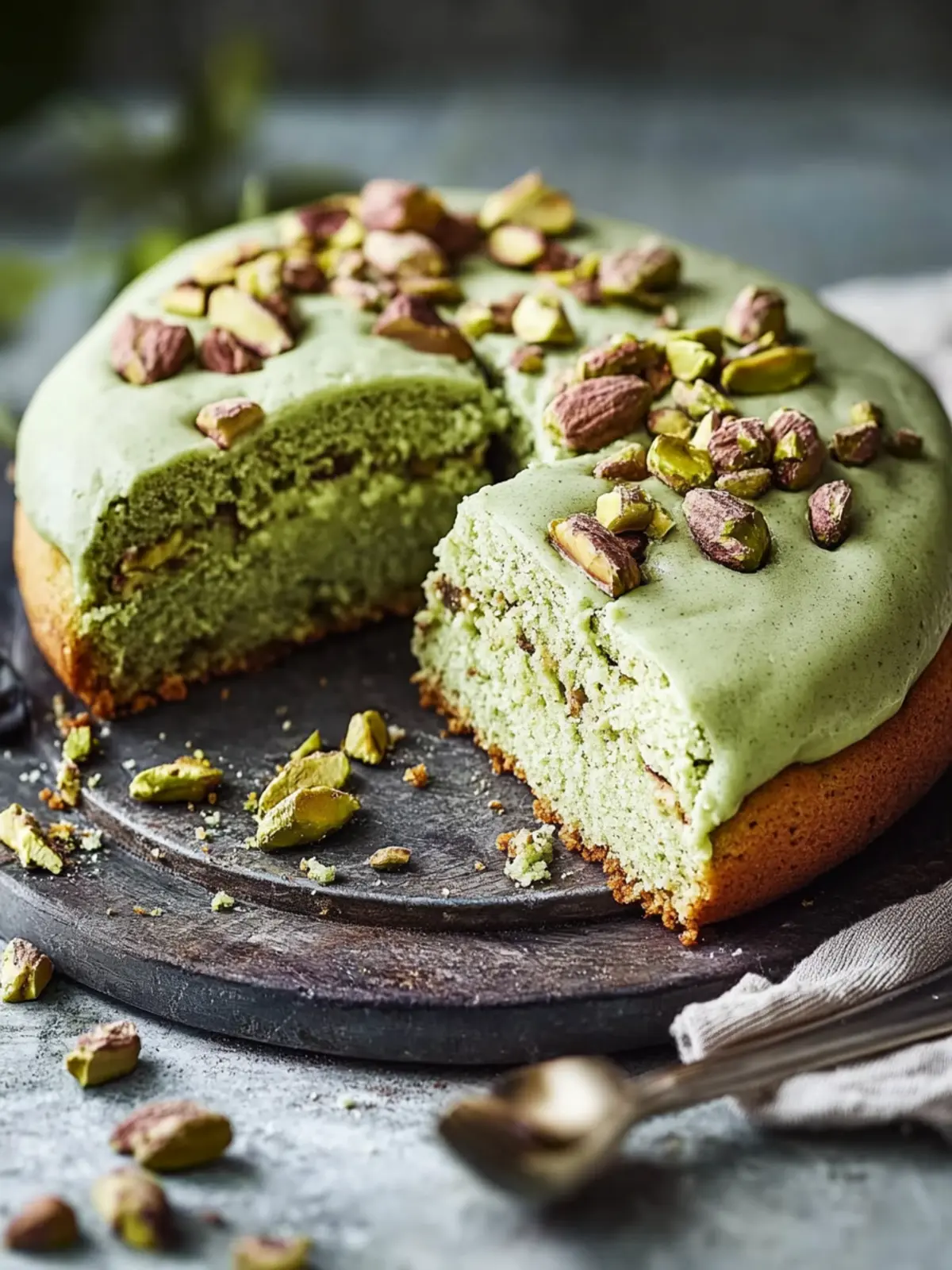 öfter, fudgy & gefüllt mit Pistaziencreme