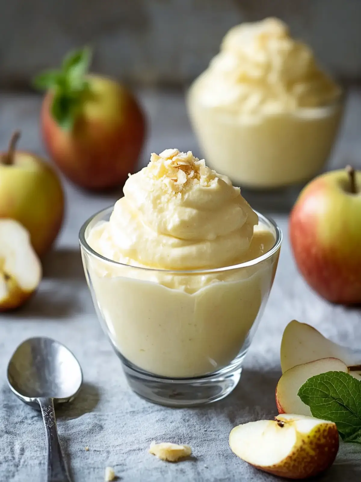 Vegane Apfel-Creme