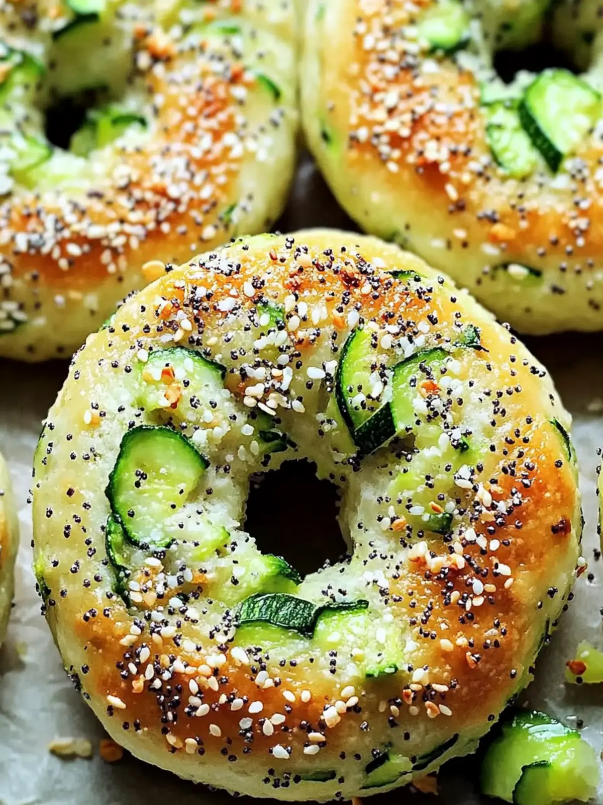 Zucchini Bagels