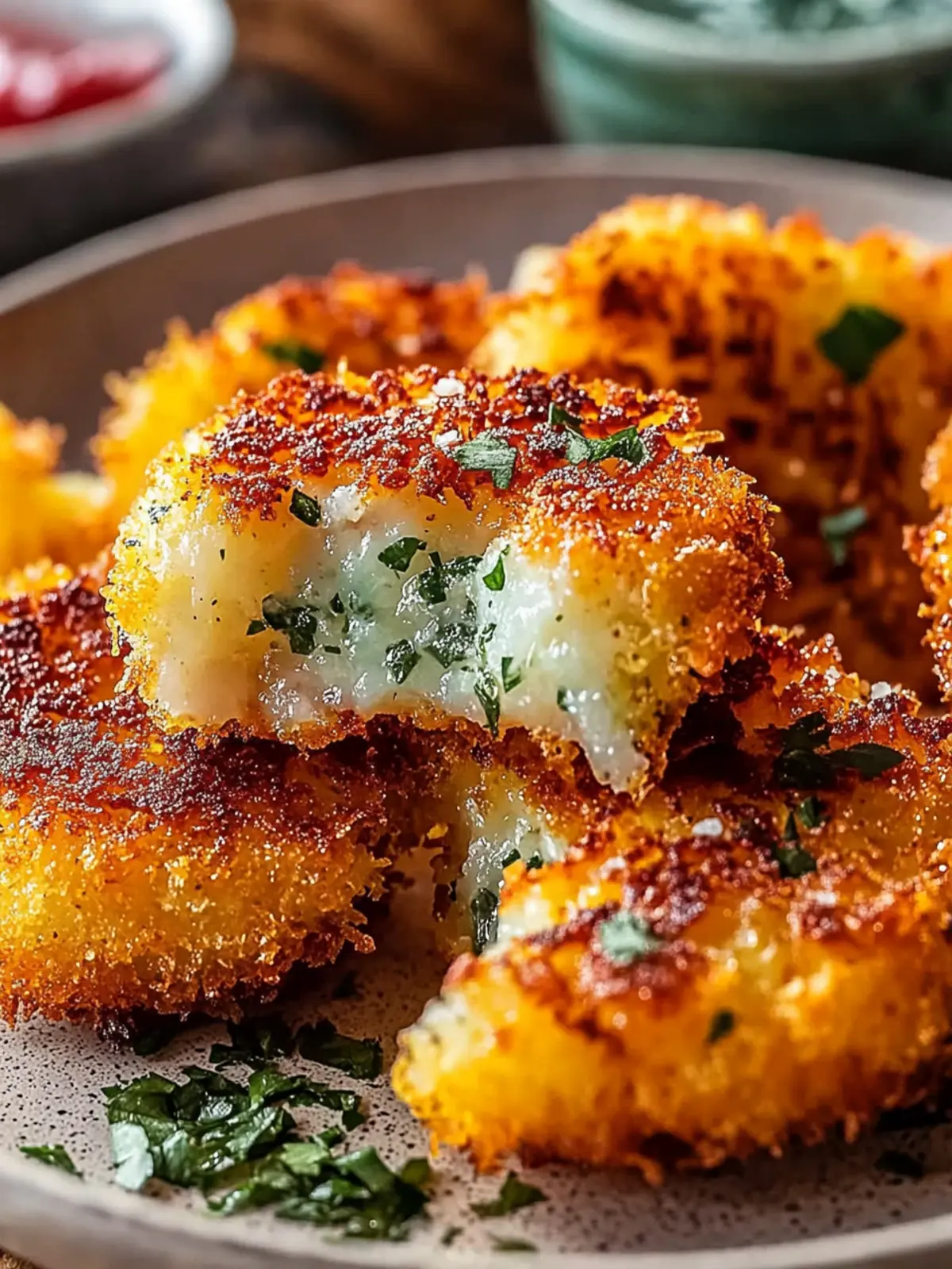 Airfryer Kohlrabi Schnitzel