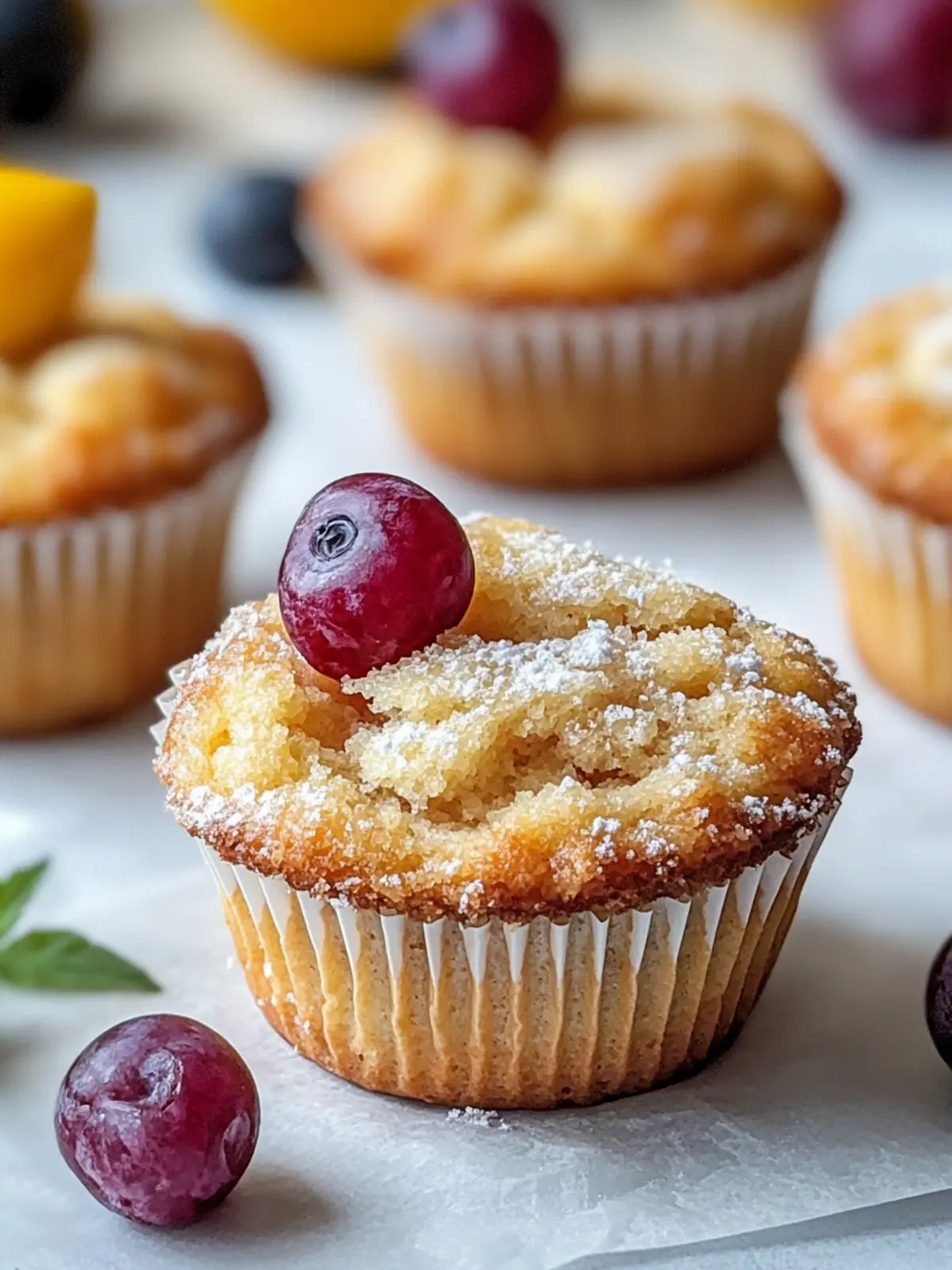 Wunderbare Nektarinenmuffins