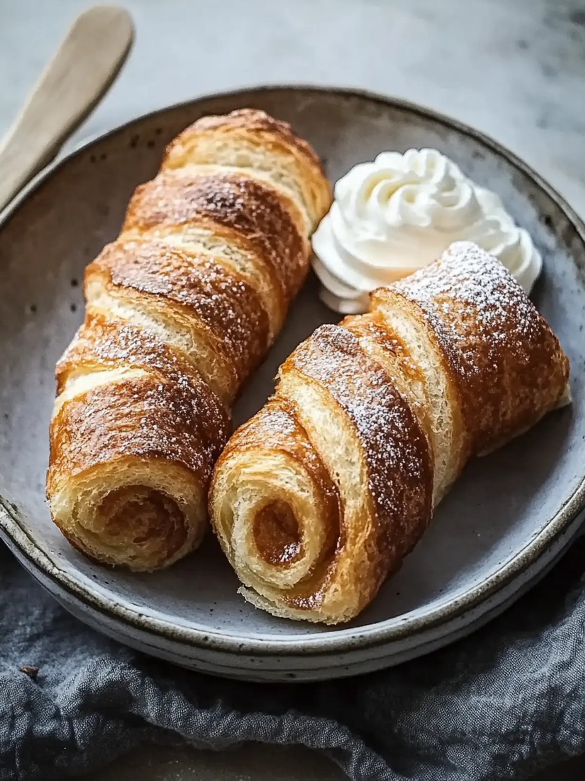 Zimtwirbel Französisch Toast Rollen
