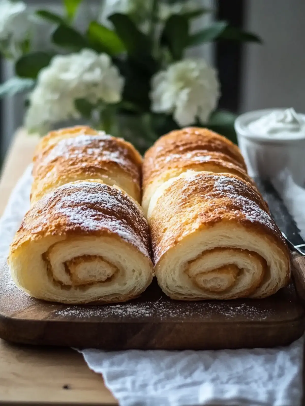 Zimtwirbel Französisch Toast Rollen
