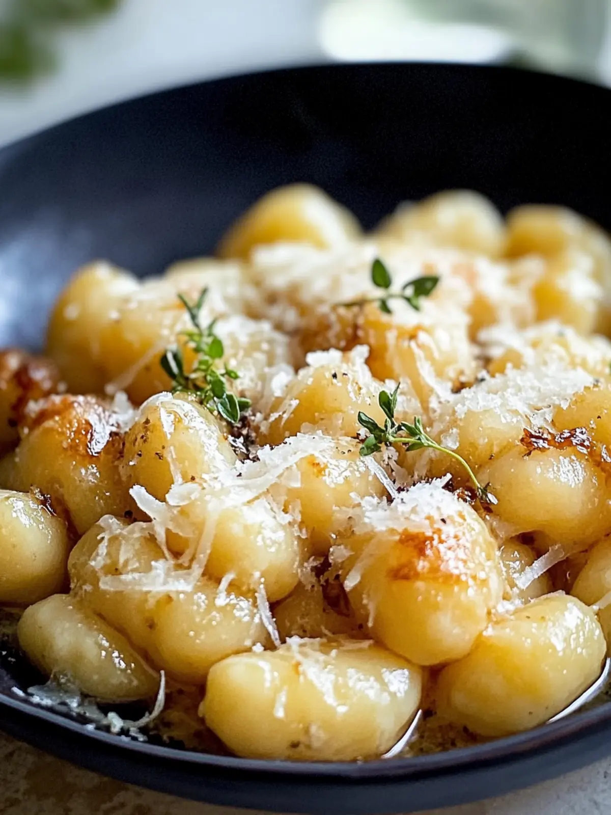 Gnocchi mit karamellisierten Zwiebeln und Gruyère
